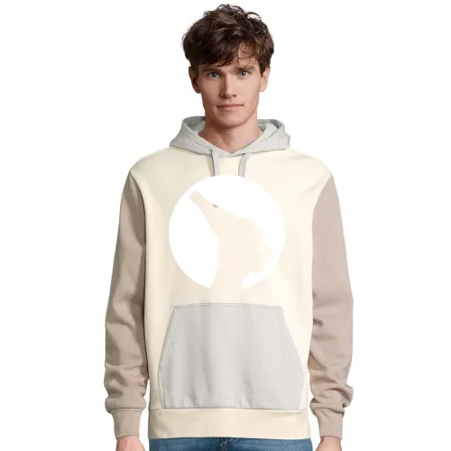 Biermond mit einer Bierflasche in der Hand Männer Hoodie
