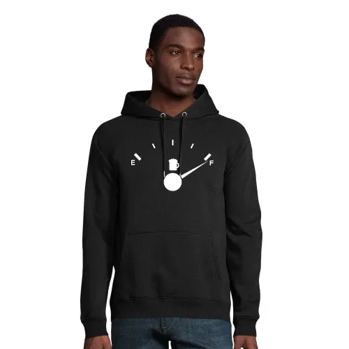 Biertankanzeige voll Männer Hoodie