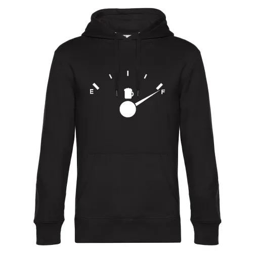 Biertankanzeige voll Männer Hoodie