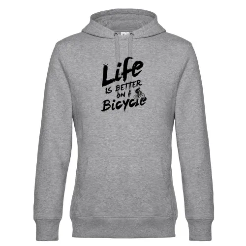 Bike Radfahrer Bicycle Spruch Rennrad Fahrrad Hoodie Männer King Hooded