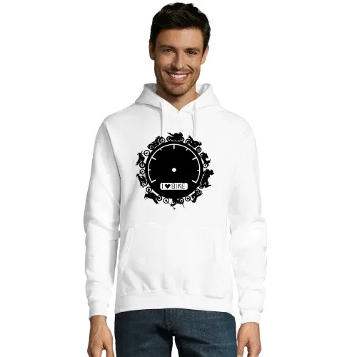 Bikerkreis mit Tachometer Hoodie
