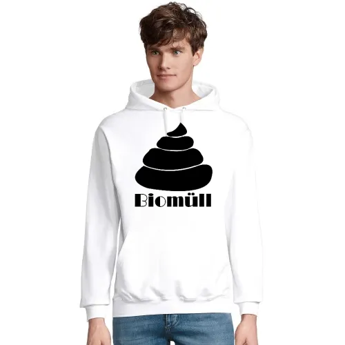 Biomüll Haufen Männer Hoodie