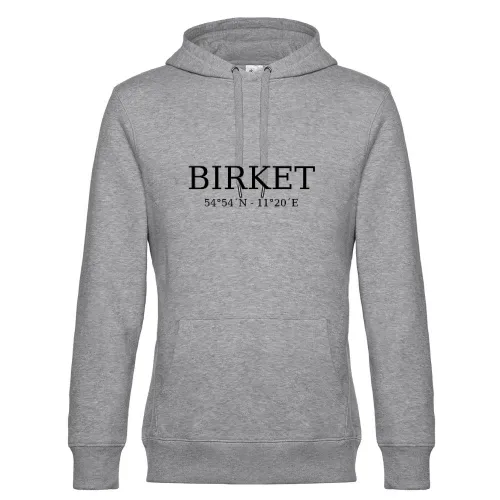 Birket Koordinaten Hoodie Männer King Hooded