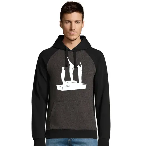 Black Power Bewegung 1968 Mexiko Männer Hoodie