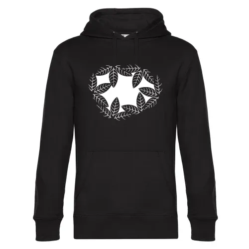 Blätterloch im Dschungel Männer Hoodie