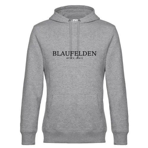 Blaufelden Koordinaten Hoodie Männer King Hooded