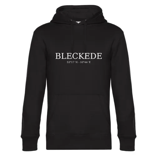 Bleckede Koordinaten Hoodie Männer King Hooded