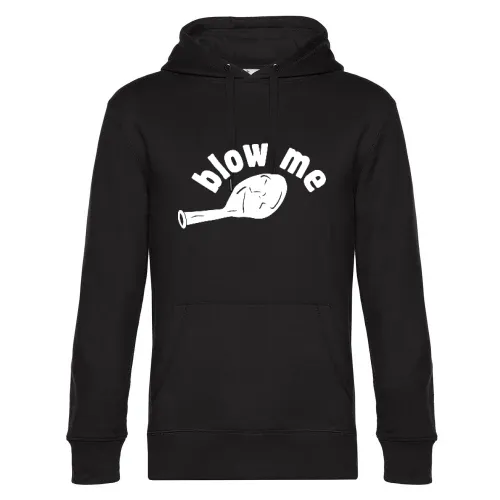 blow me! Blas mich auf Luftballon Männer Hoodie