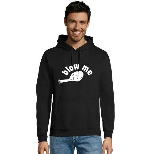blow me! Blas mich auf Luftballon Männer Hoodie
