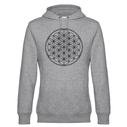 Blume des Lebens Männer Hoodie