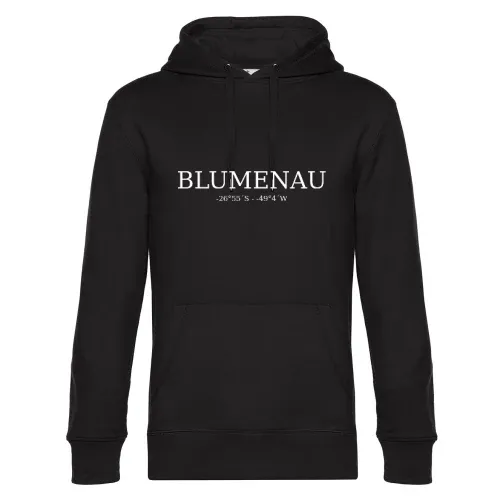 Blumenau Koordinaten Hoodie Männer King Hooded