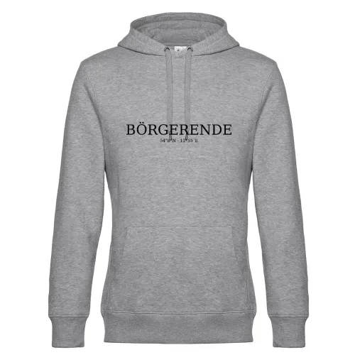 Börgerende Koordinaten Hoodie Männer King Hooded