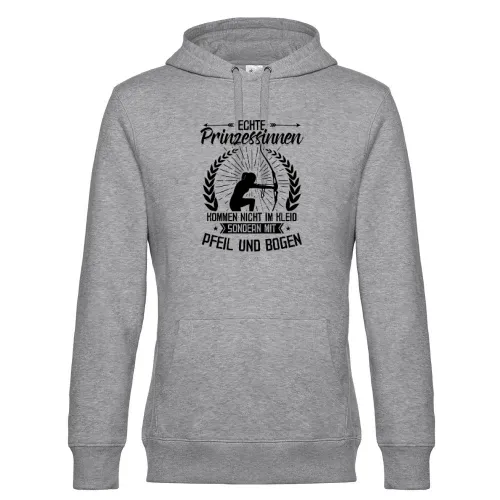 Bogenschießen Prinzessin Bogenschützin Pfeil Bogen Männer Hoodie