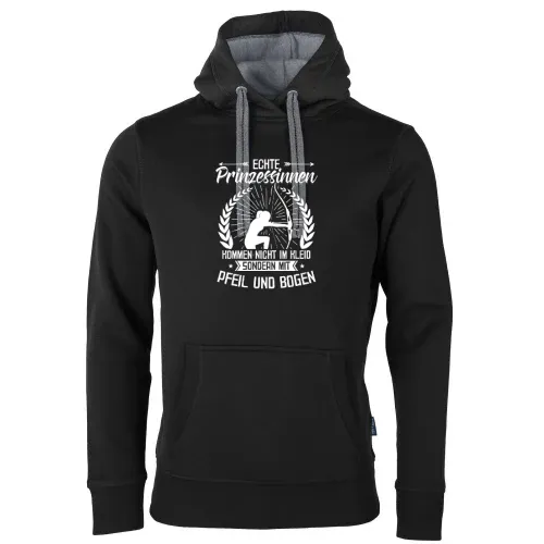 Bogenschießen Prinzessin Bogenschützin Pfeil Bogen Männer Hoodie