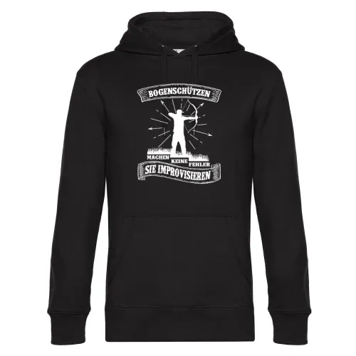 Bogenschützen Improvisieren Spruch - Archer Hoodie Männer King Hooded
