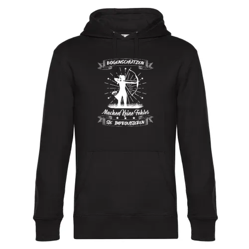 Bogenschützen Improvisieren Spruch - Archer Hoodie Männer King Hooded
