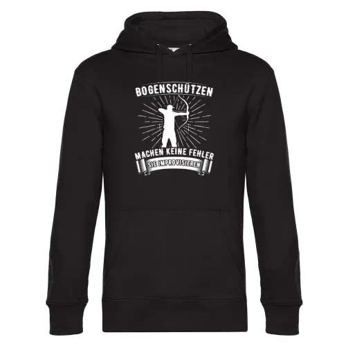 Bogenschützen Improvisieren Spruch - Archer Hoodie Männer King Hooded