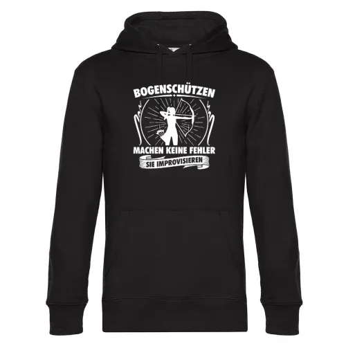 Bogenschützen Improvisieren Spruch - Archer Hoodie Männer King Hooded