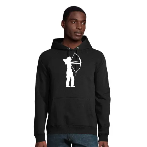 Bogenschützin Bogenschießen Bogenschützinnen Hoodie Männer Stellar Bio