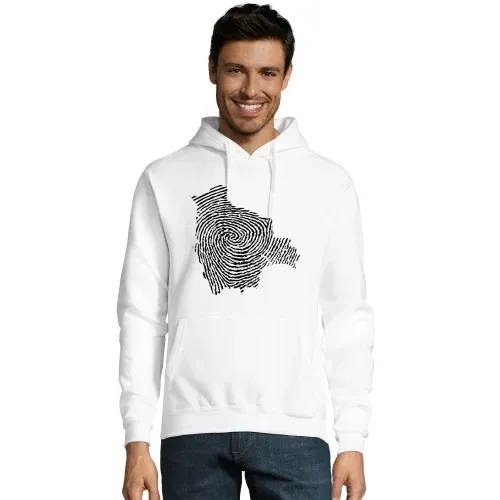 Bolivien Fingerabdruck Hoodie