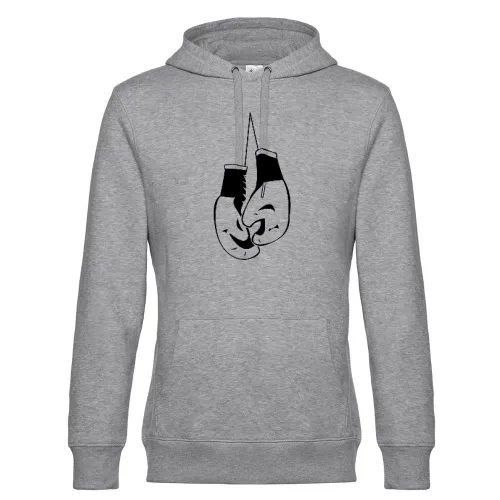 Boxhandschuhe am Nagel Männer Hoodie