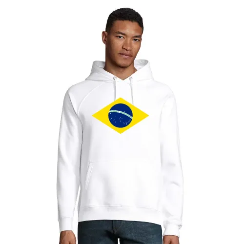 Brasilien Fahne Hoodie Männer Stellar Bio