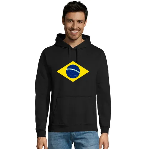 Brasilien Fahne Hoodie Männer Snake