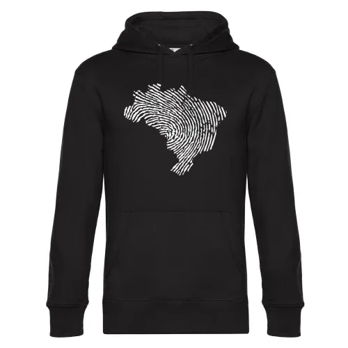 Brasilien Fingerabdruck Hoodie Männer King Hooded