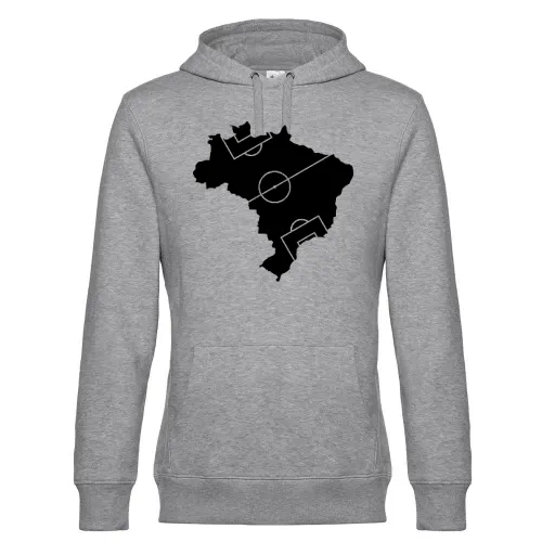 Brasilien Fußballfeld Hoodie Männer King Hooded