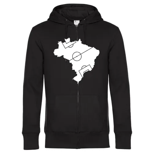 Brasilien Fußballfeld Männer Hoodie