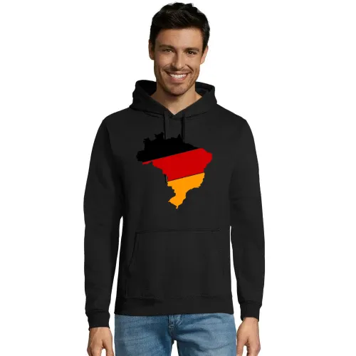 Brasilien in Deutschland Farben Shirt Hoodie Männer Snake