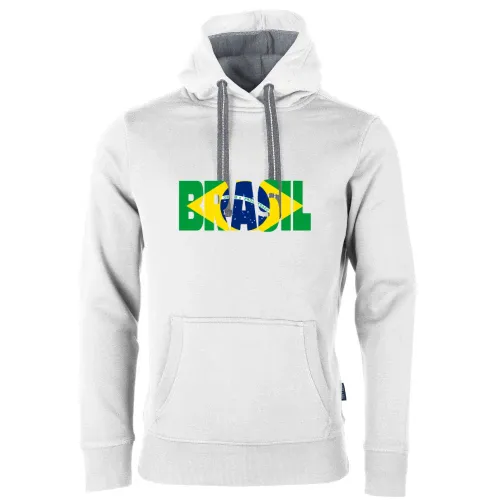 Brasilien mit Fahne Männer Hoodie
