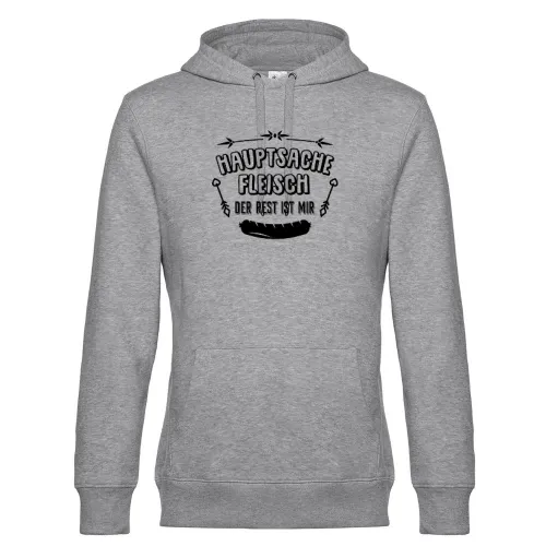Bratwurst Grillen BBQ Grillmeister Wurst Spruch Hoodie Männer King Hooded