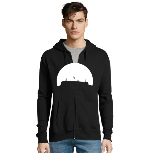 Bremen Fussballstadion im Sonnenuntergang Männer Hoodie
