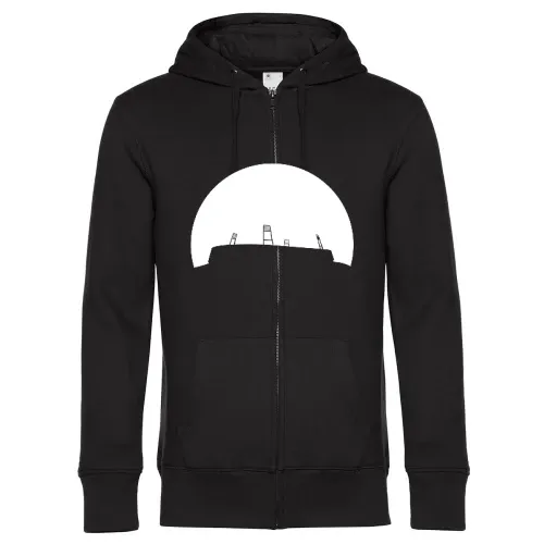 Bremen Fussballstadion im Sonnenuntergang Männer Hoodie