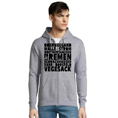 Bremen Stadtteile Männer Hoodie