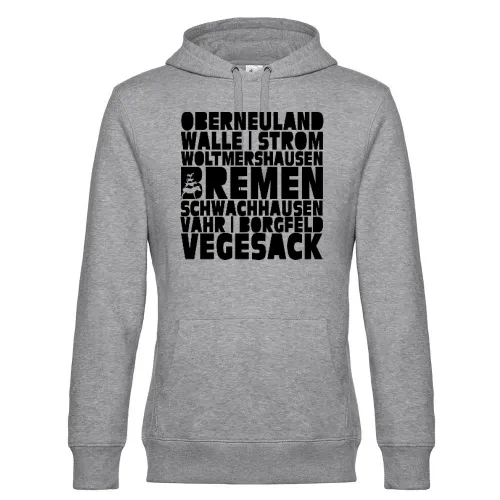 Bremen Stadtteile Männer Hoodie