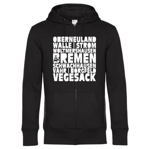Bremen Stadtteile Männer Hoodie