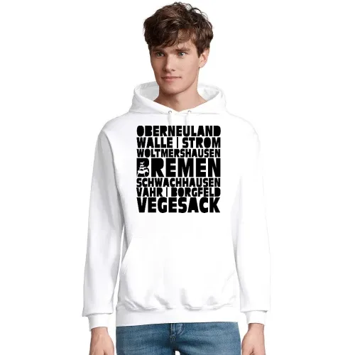 Bremen Stadtteile Männer Hoodie