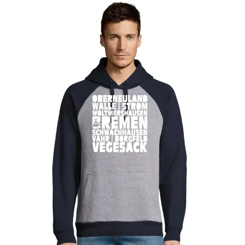 Bremen Stadtteile Männer Hoodie