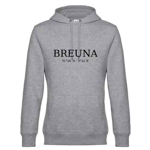 Breuna Koordinaten Hoodie Männer King Hooded