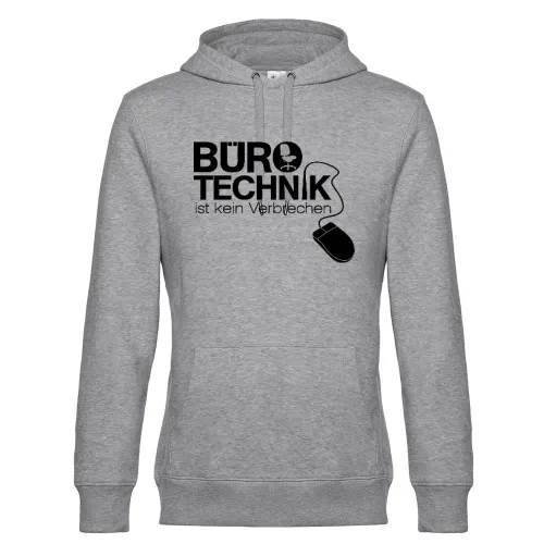 Bürotechnik ist kein Verbrechen Männer Hoodie