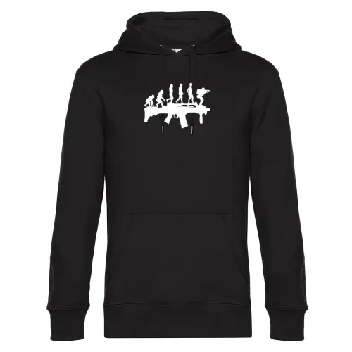 Bundeswehr Soldaten Evolution - Gewehr Soldat Evo Männer Hoodie