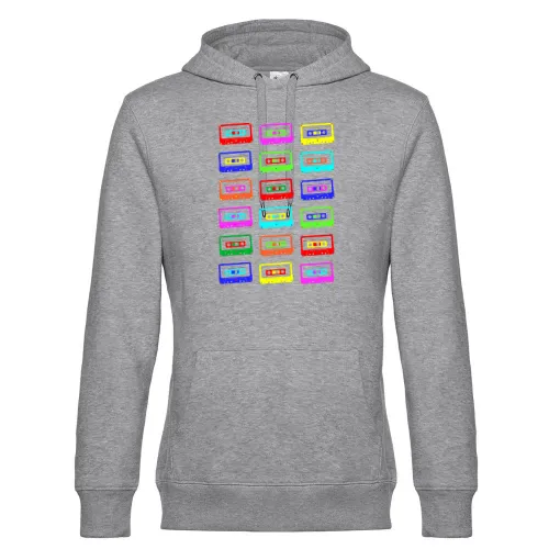 bunte Kassetten Hoodie Männer King Hooded