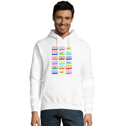 bunte Kassetten Männer Hoodie bunte Kassetten Hoodie