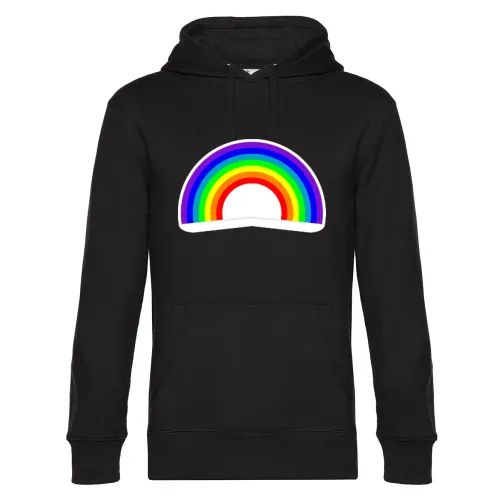 Bunter Regenbogen Hoodie Männer King Hooded