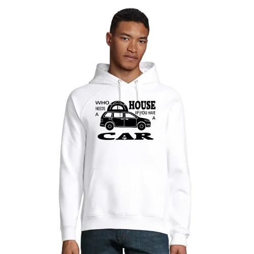 Camper Camping House Car Roof Tent - FARBE WÄHLBAR Hoodie Männer Stellar Bio