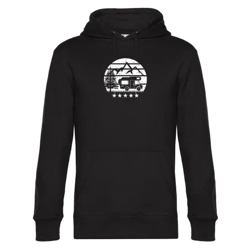 Camper Camping Vintage Alkoven Bus Retro Womo Hoodie Männer King Hooded
