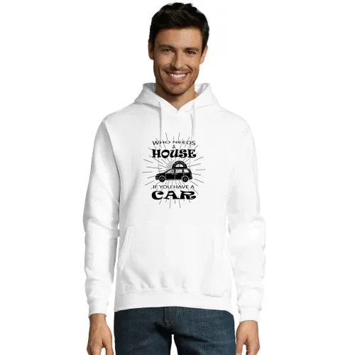 Camping Auto mit Dachzelt House Car Hoodie Männer Snake