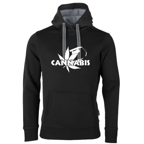 Cannabis Abitur Männer Hoodie